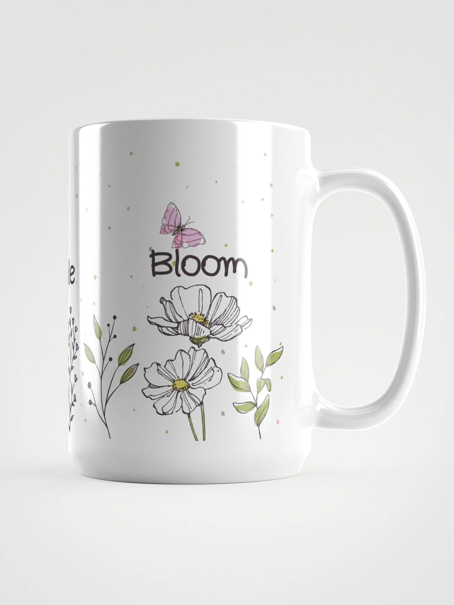 Whimsical Sip, Smile, & Bloom Mug 🌸 product image (1)