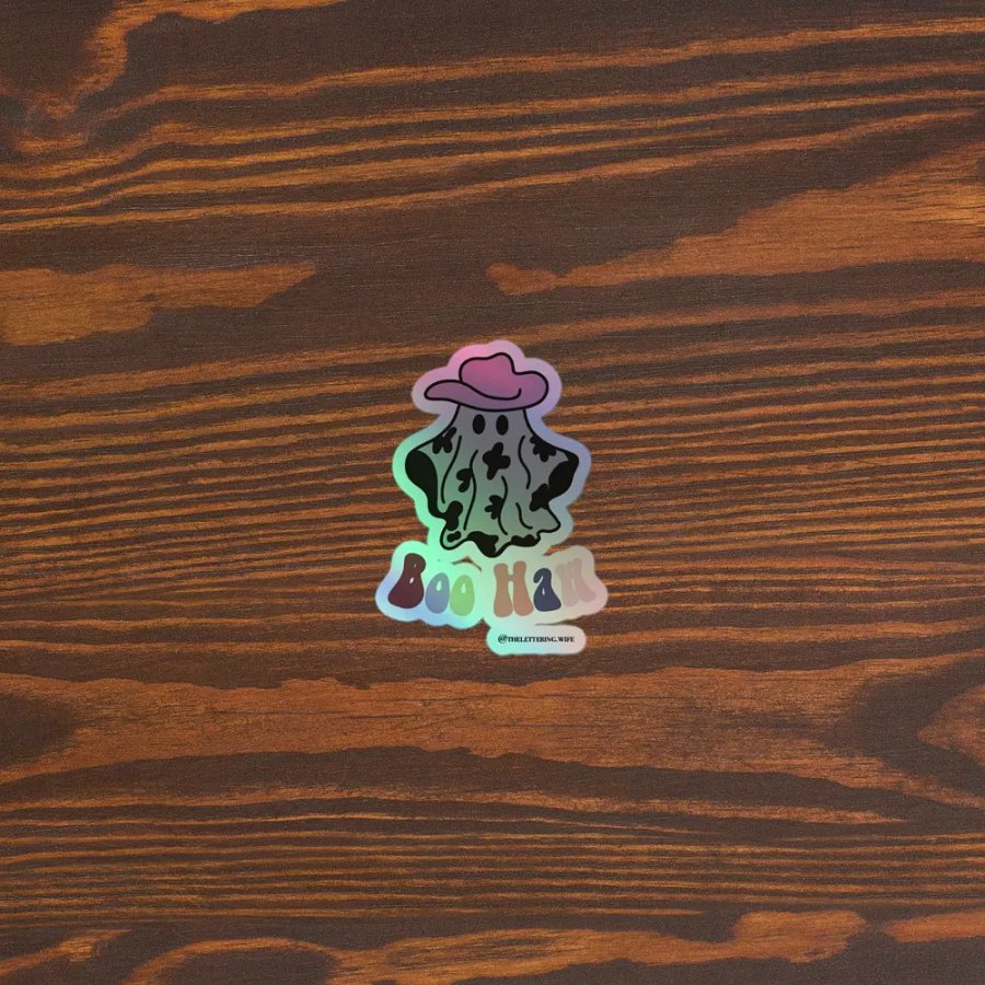 Ghostly Footwear Holographic Sticker Sheet product image (5)