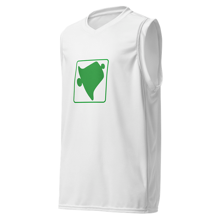 Abstract Green Unisex Basketball Jersey product image (1)