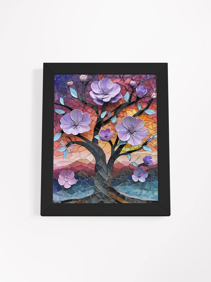 Sunrise Tree Mosaic Framed Art product image (2)