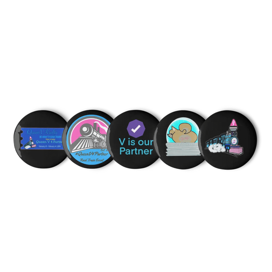 Raid Train Button Pin Set V2 product image (1)