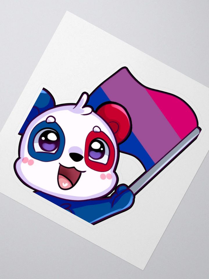 bisexual pride sticker. product image (2)