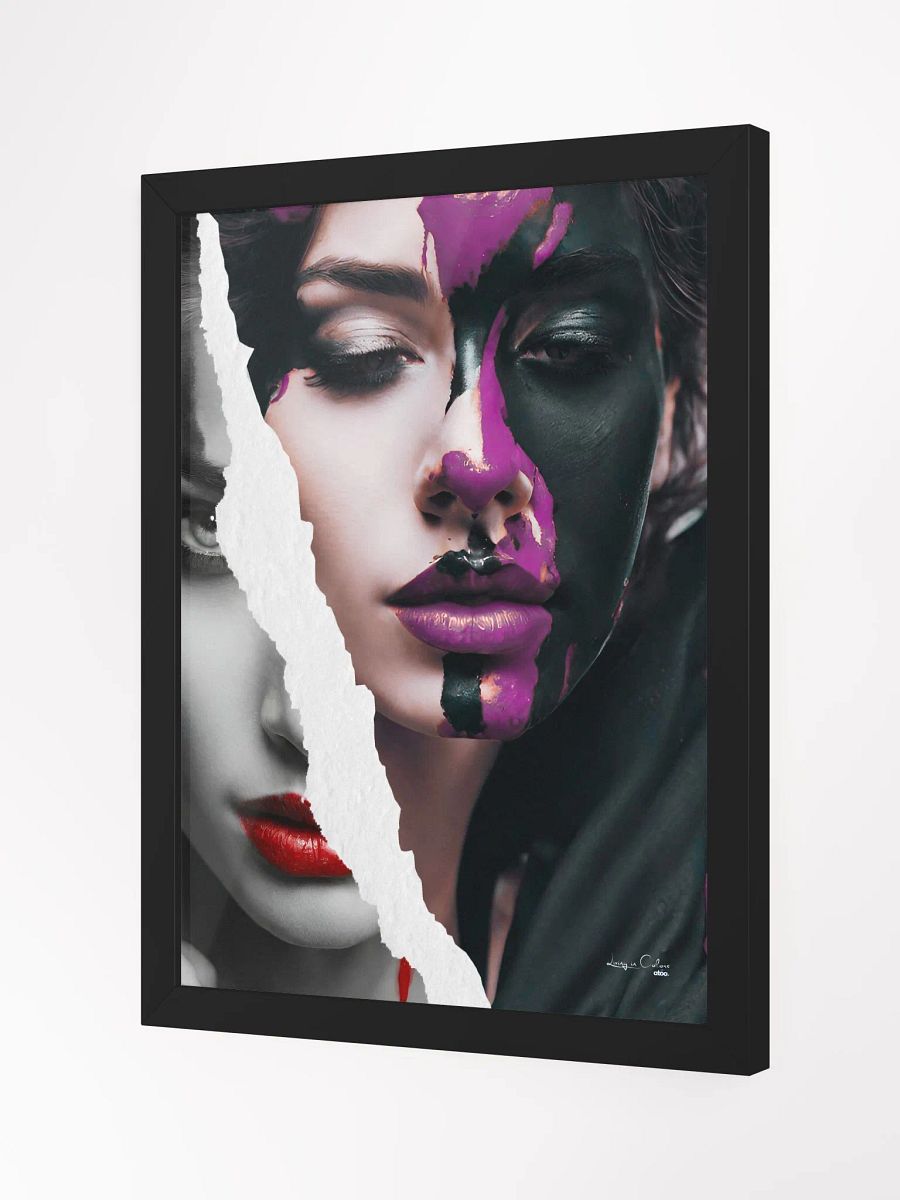 Living in Colors | Purple, red and beyond | Framed Collage Painting product image (3)