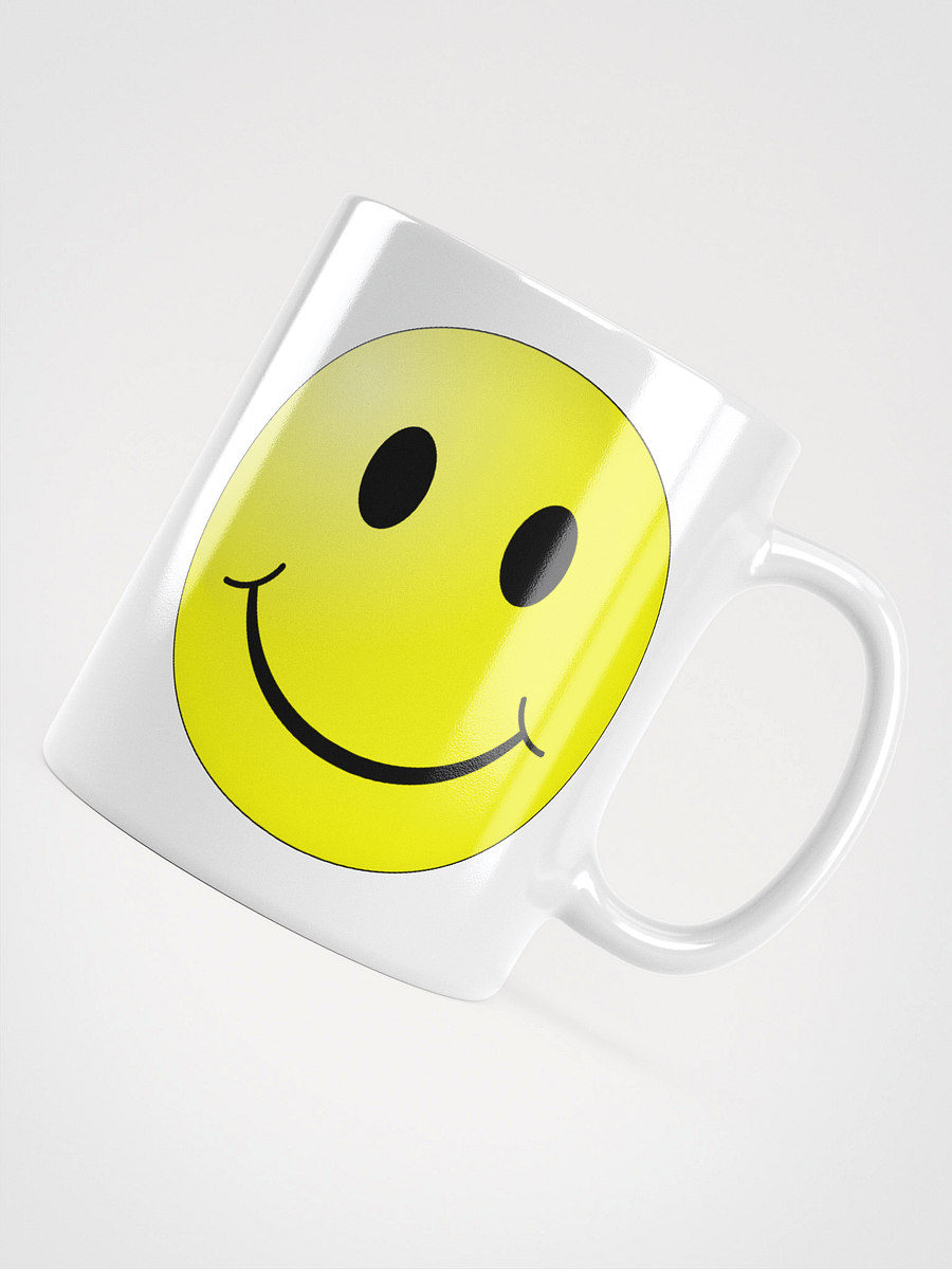 Classic Smiley KING Face White Glossy Mug product image (10)