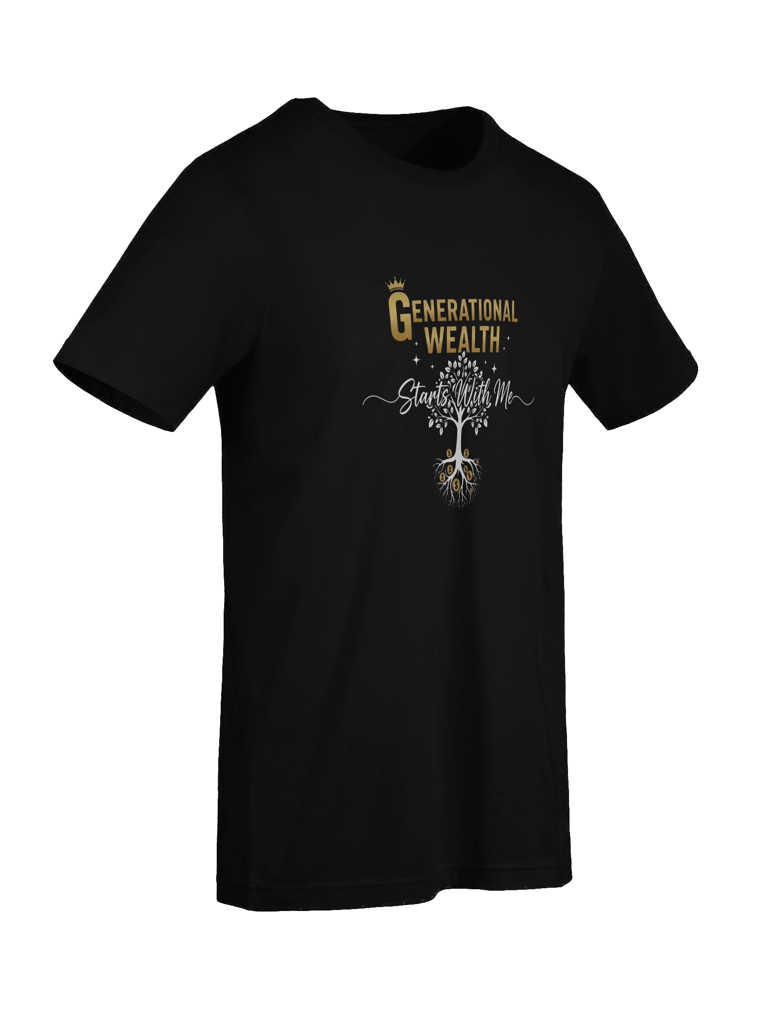 Generational Wealth Starts Here T-Shirt – Motivational Legacy Tee | Financial Success Apparel, Inspirational Quotes Shirt product image (9)