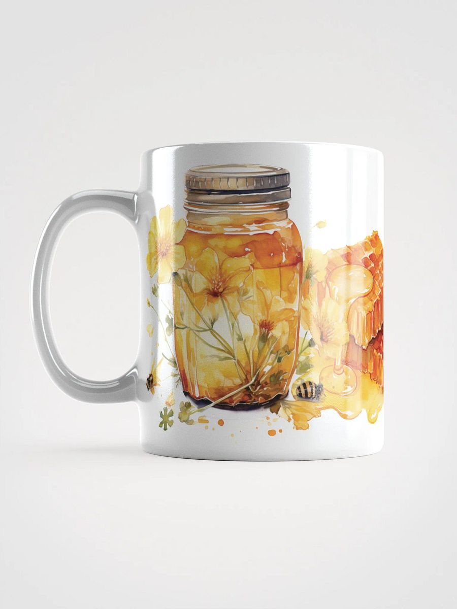 Honey Bliss White Glossy Mug product image (6)