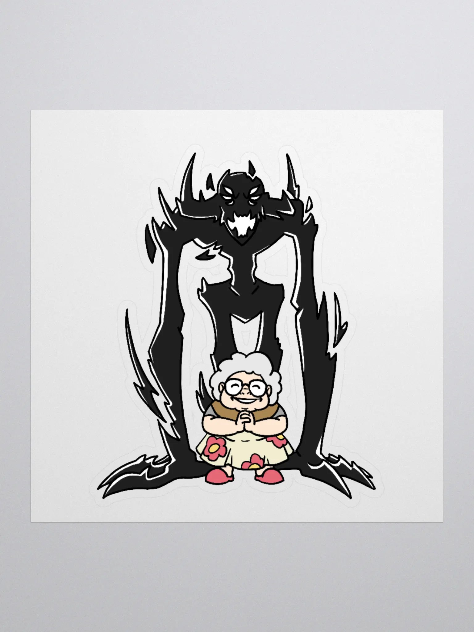 Gran Gran's Guardian Demon Sticker! product image (1)