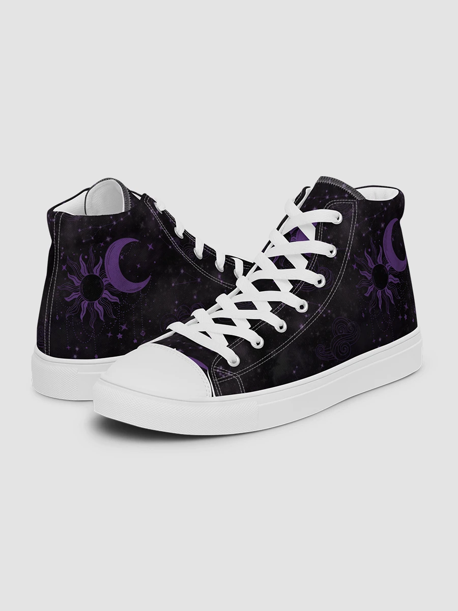 Moon and Sun Women's High Top Canvas Shoes product image (4)