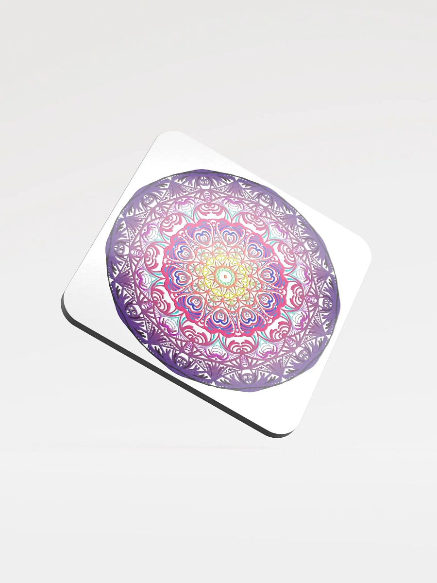 Harmonious Mandala Cork Coaster product image (1)