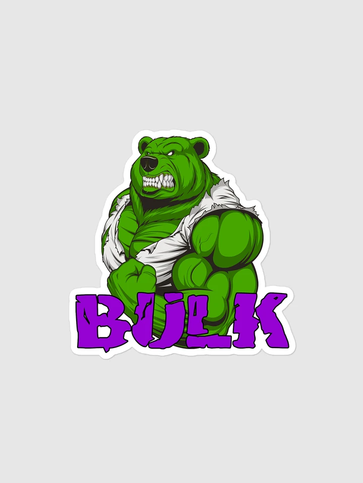 Bear Hulk - Sticker product image (2)