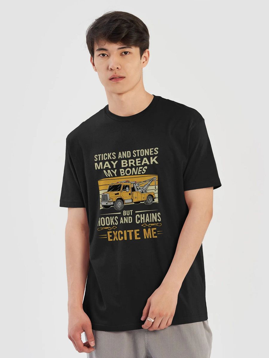 Funny Tow Truck T-Shirt – Hooks and Chains Excite Me – Tow Operator Gift product image (40)