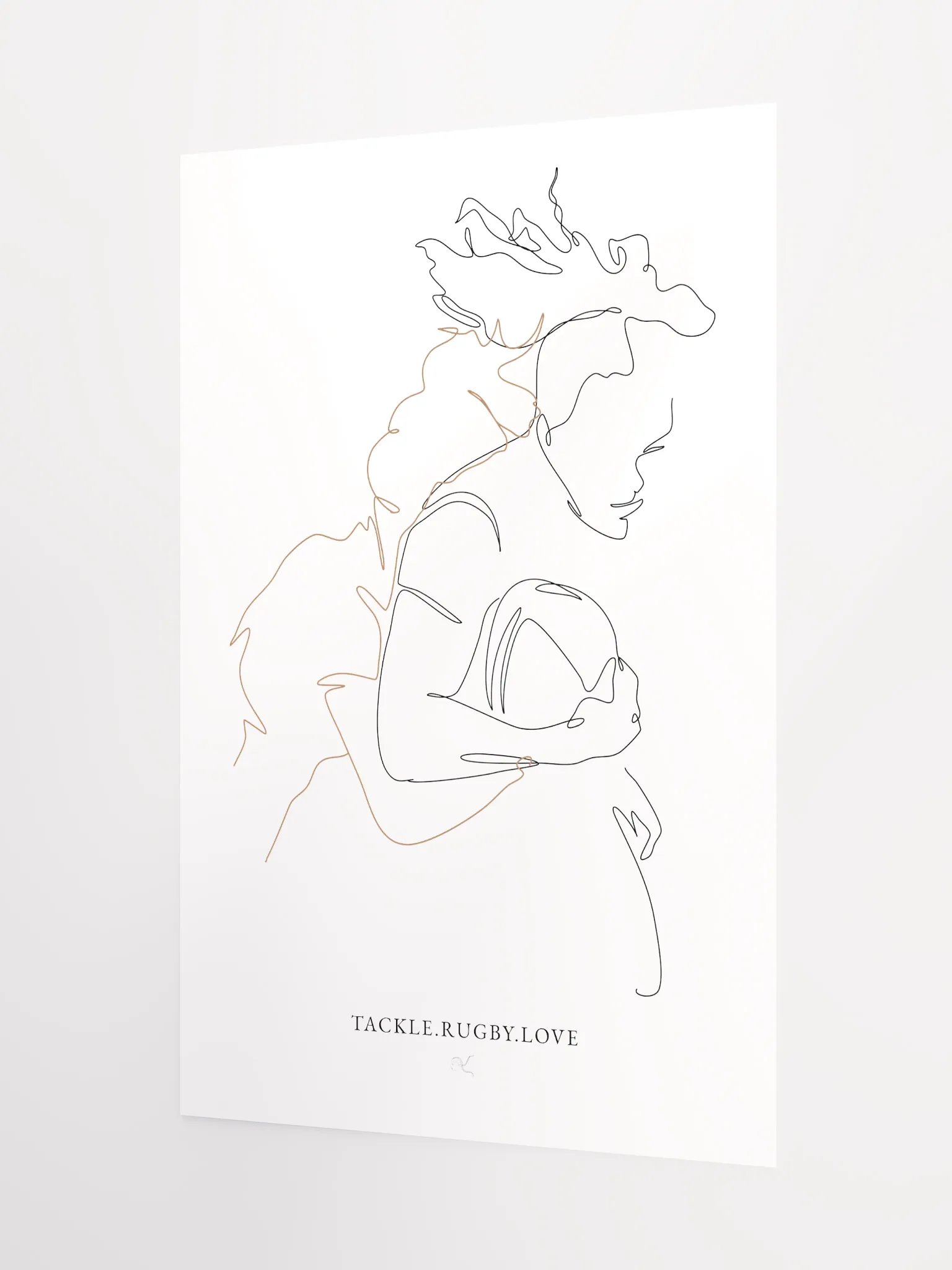 Women Rugby Tackling Poster product image (7)