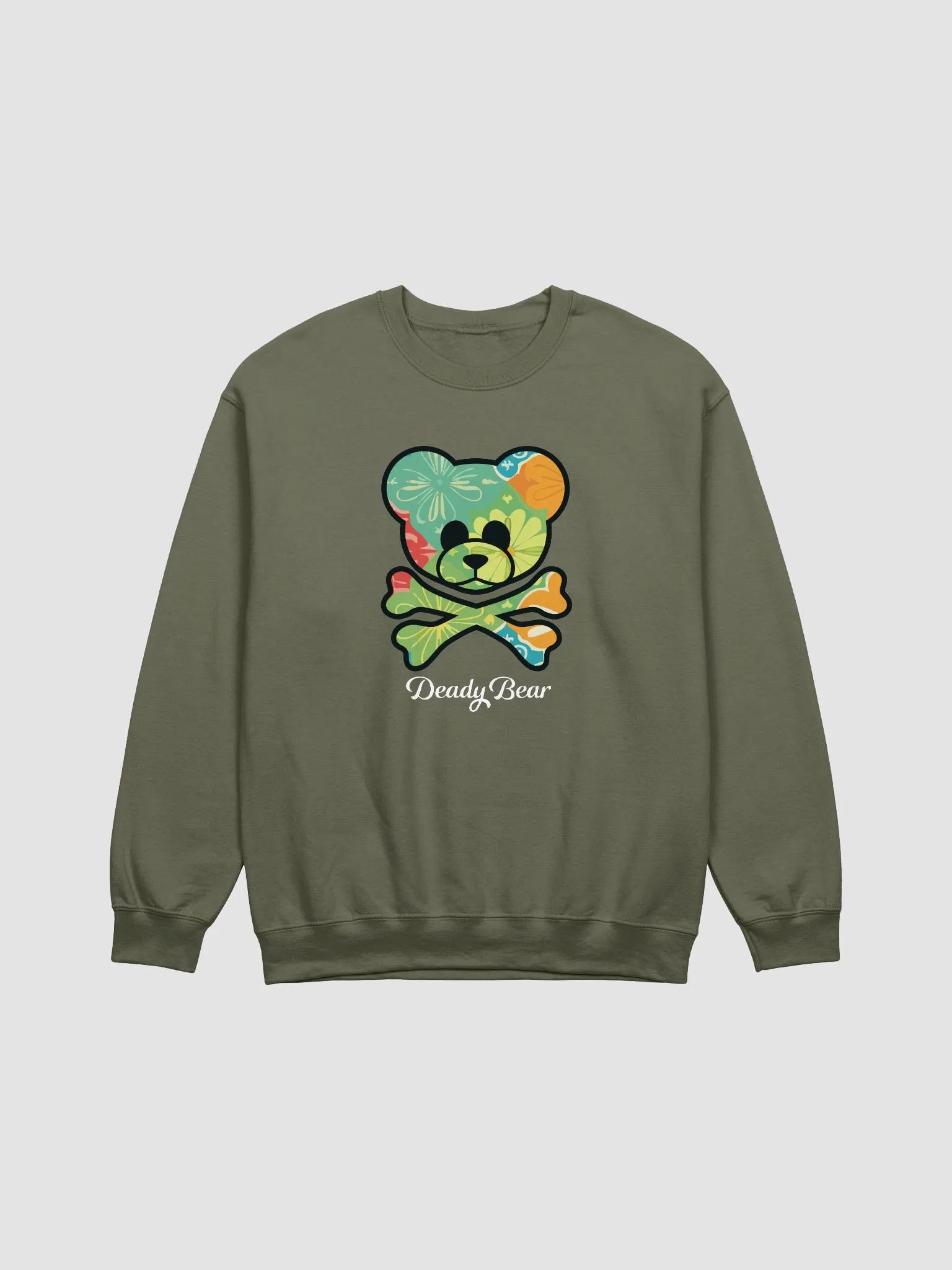 Deady Bear Floral Crewneck Sweatshirt product image (6)