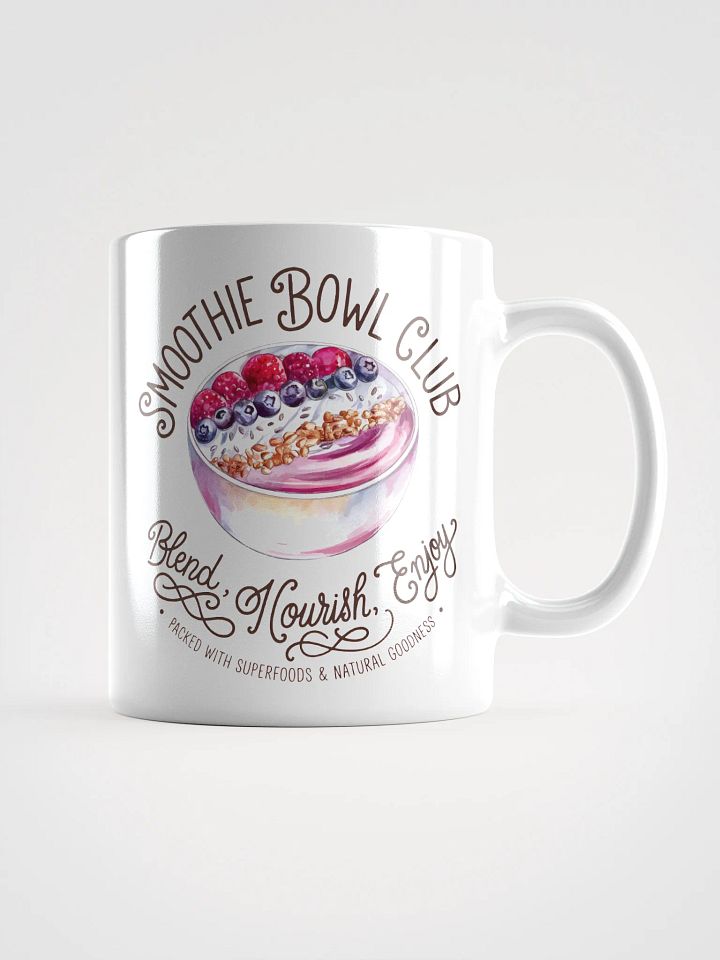 Smoothie Bowl Club White Glossy Mug product image (1)