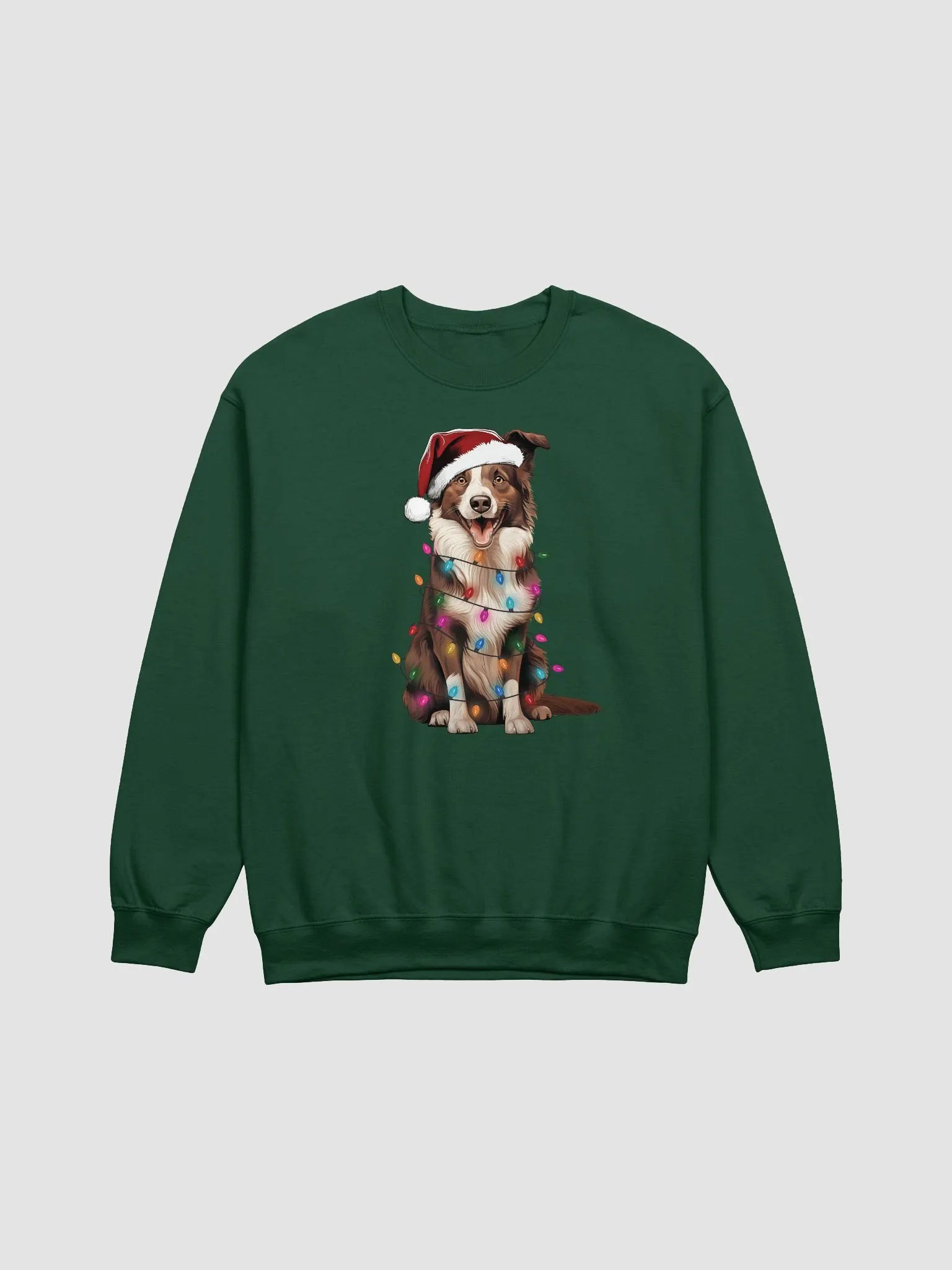 Funny Border Collie(Brown) Christmas Sweatshirt for Border Collie Paw-rents product image (8)
