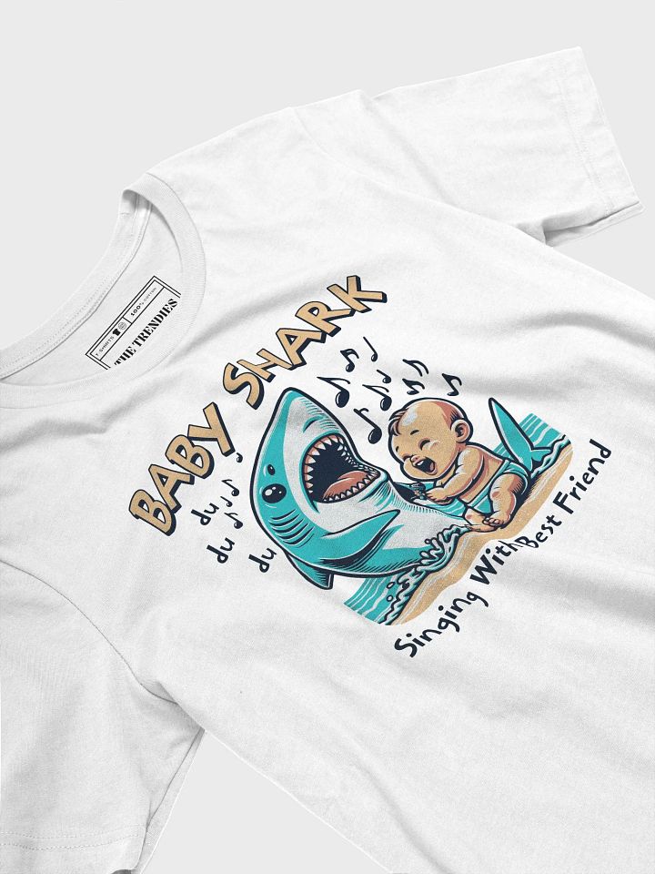 Baby Shark Singing With Best Friend T-Shirt product image (2)