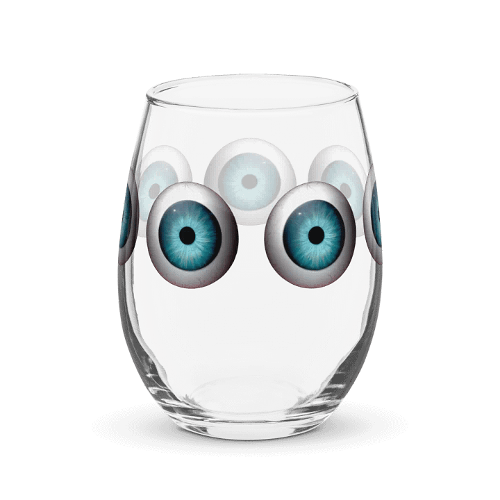 Always Watching Wine Glass product image (2)