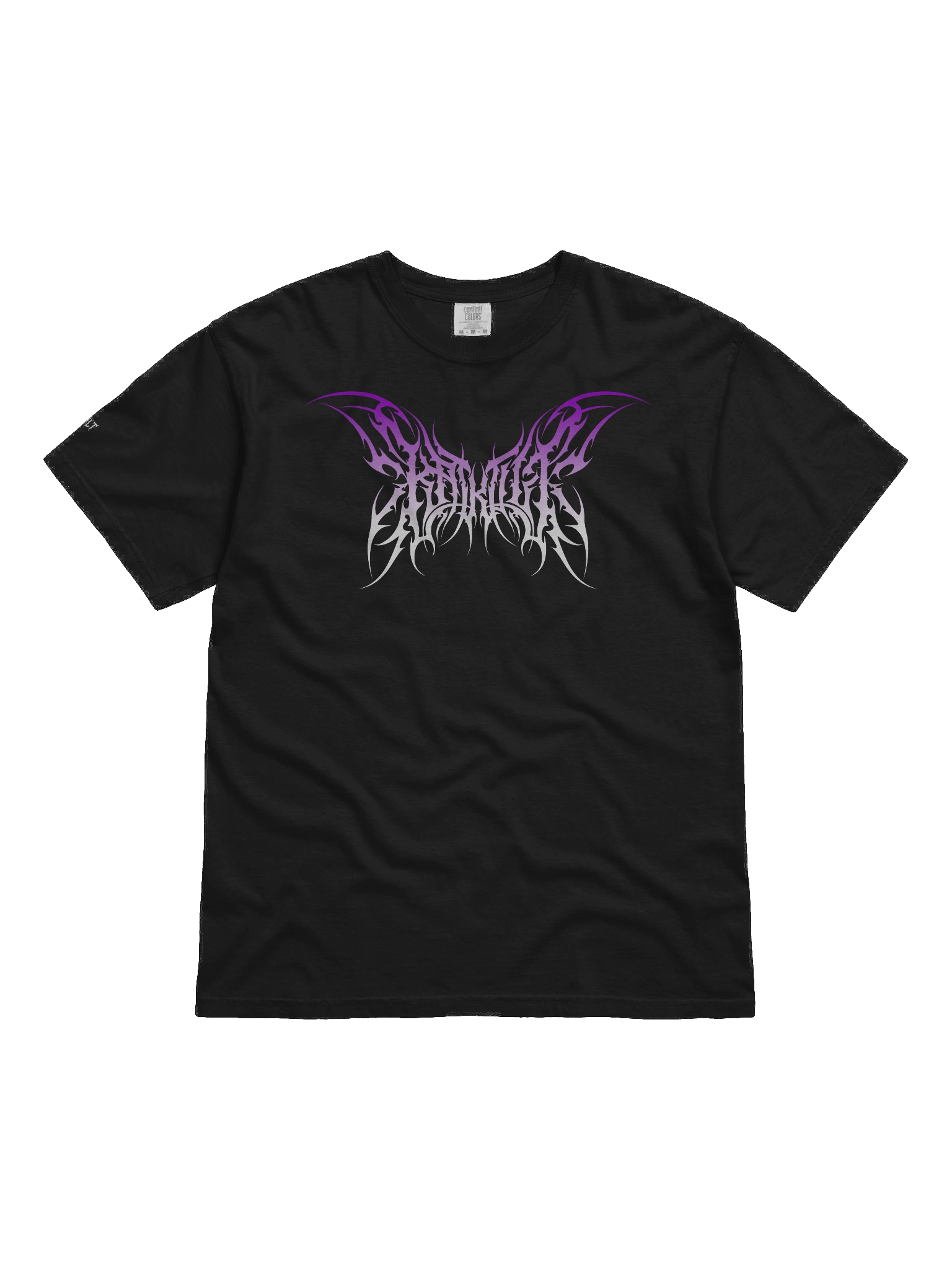 Kat Kult Comfort Colors T-Shirt (Purple & White logo) product image (4)
