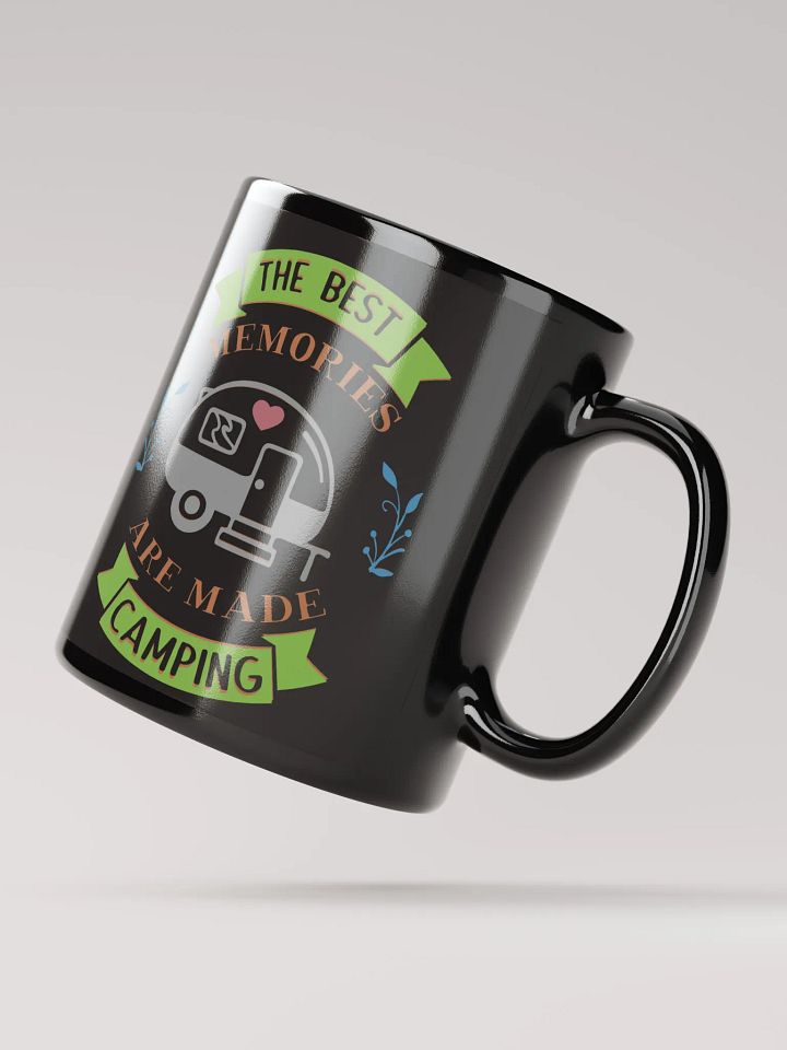 Best Memories Camping Black Glossy Coffee Mug product image (3)