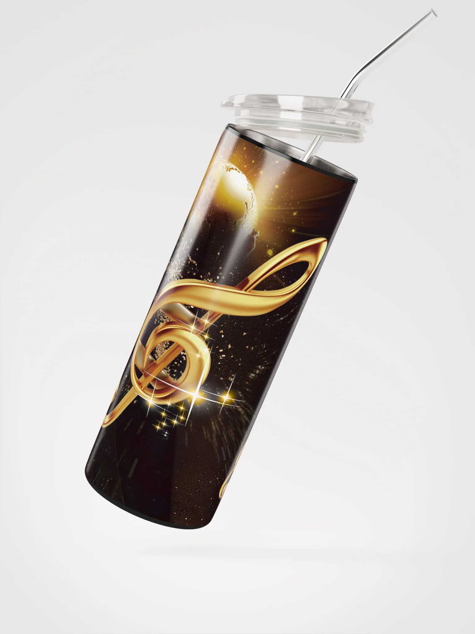 3D Golden Music Tumbler product image (3)