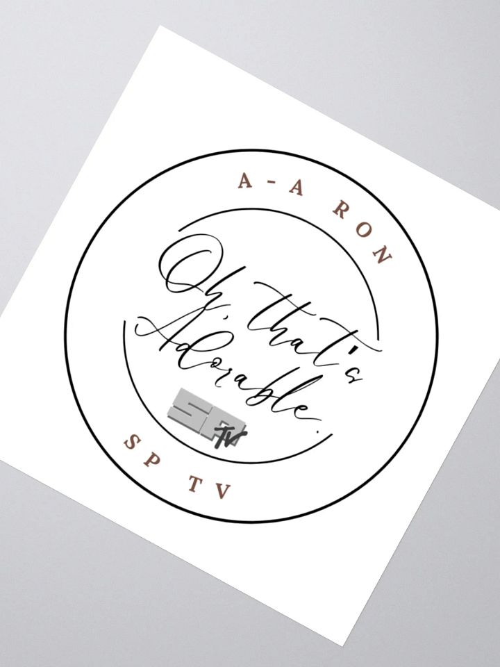 Oh That's Adorable - A-A Ron Sticker product image (6)
