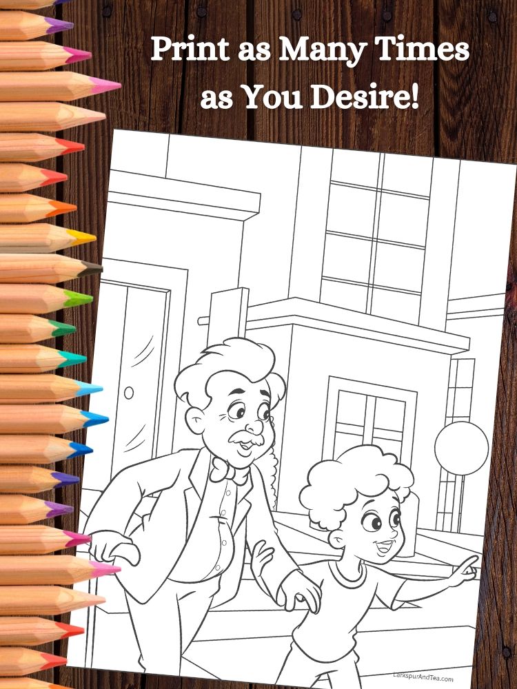 Kids Doing Community Service Printable Coloring Pages product image (5)