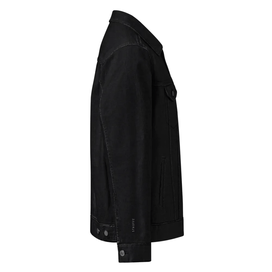 THE CLASSIC Black Wash Denim Jacket product image (3)