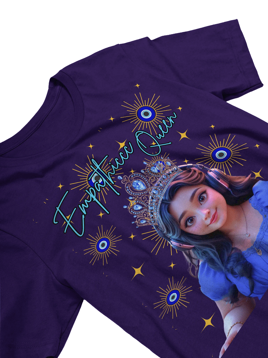 Empathic Queen Cartoon Crown T-Shirt product image (3)