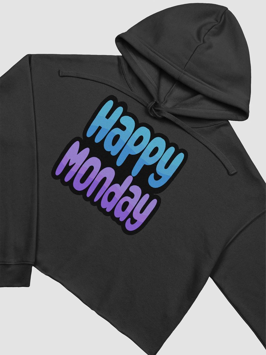 Happy Monday Cropped Hoodie product image (2)