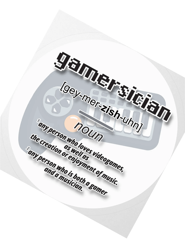 Gamersician Definition Stickers product image (4)