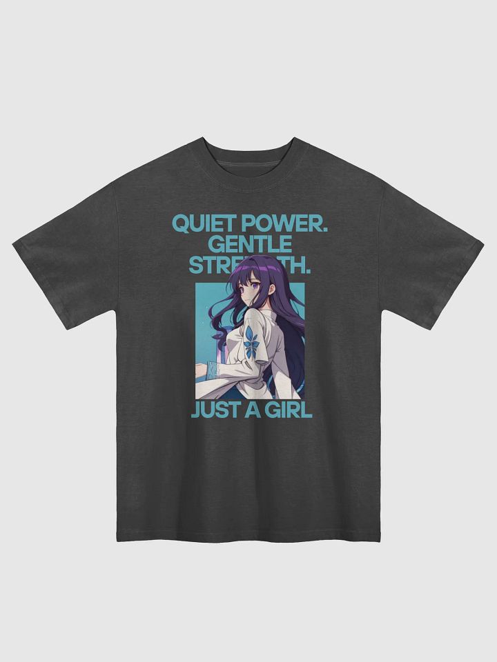 Quiet Power Oversized Faded T-Shirt product image (1)