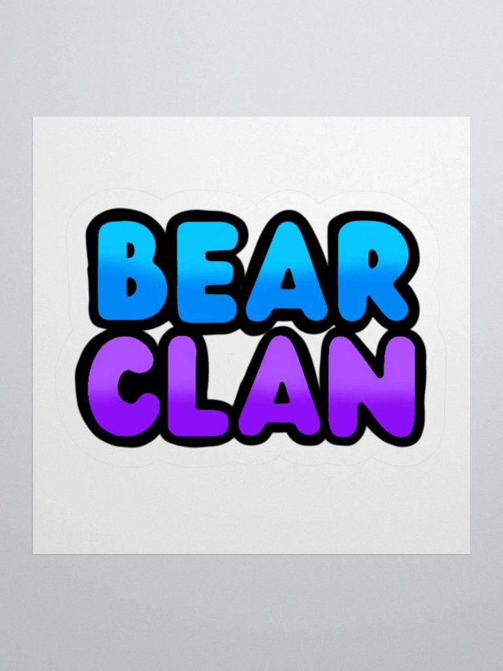 Bear Clan Sticker product image (1)