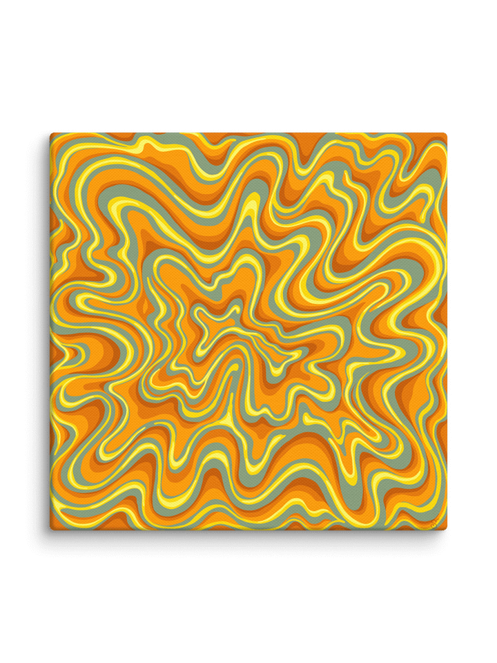 Radiant Swirls Canvas Art - Stone No. 4 product image (111)