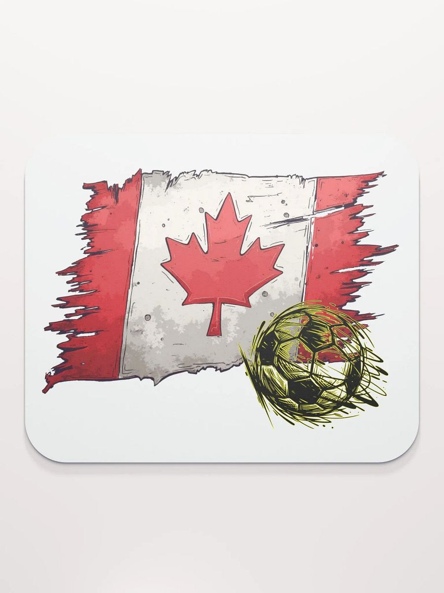 Canada Flag Soccer Football Mouse Pad product image (1)