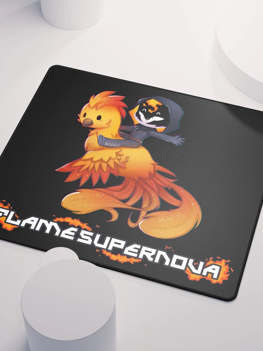 Phoenix Chibi Gaming Mousepad (Black) product image (3)