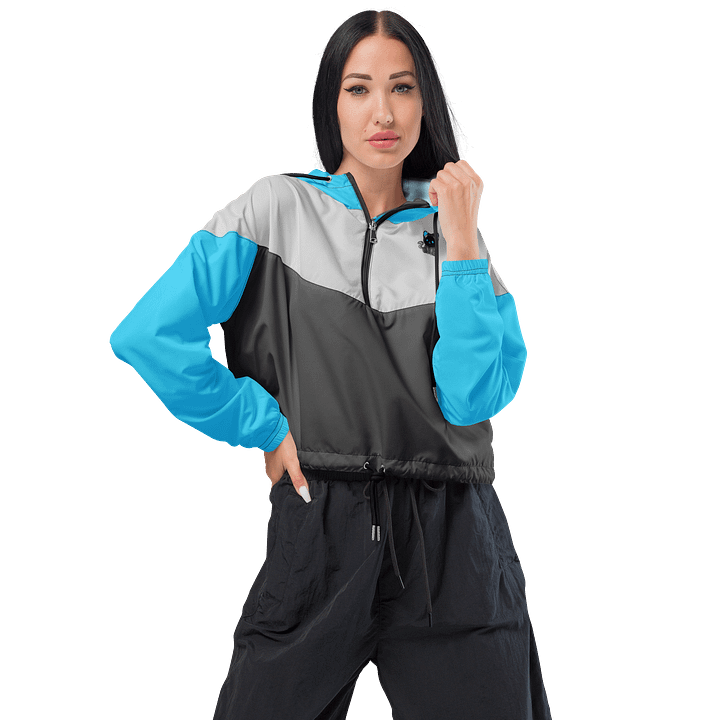 PalBot Cropped Windbreaker (Blue) product image (1)