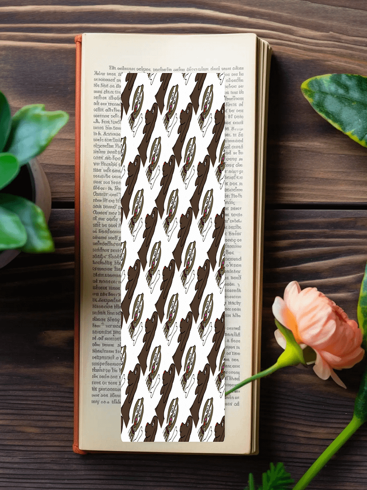 2 Cute Cartoon Dog Friends Pattern Laminated Bookmark with Tassel for the Dog Loving Book Reader in Your Life product image (1)