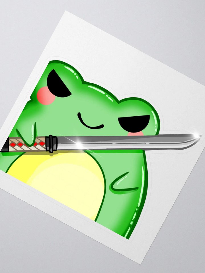 Violent froggo -sticker product image (2)