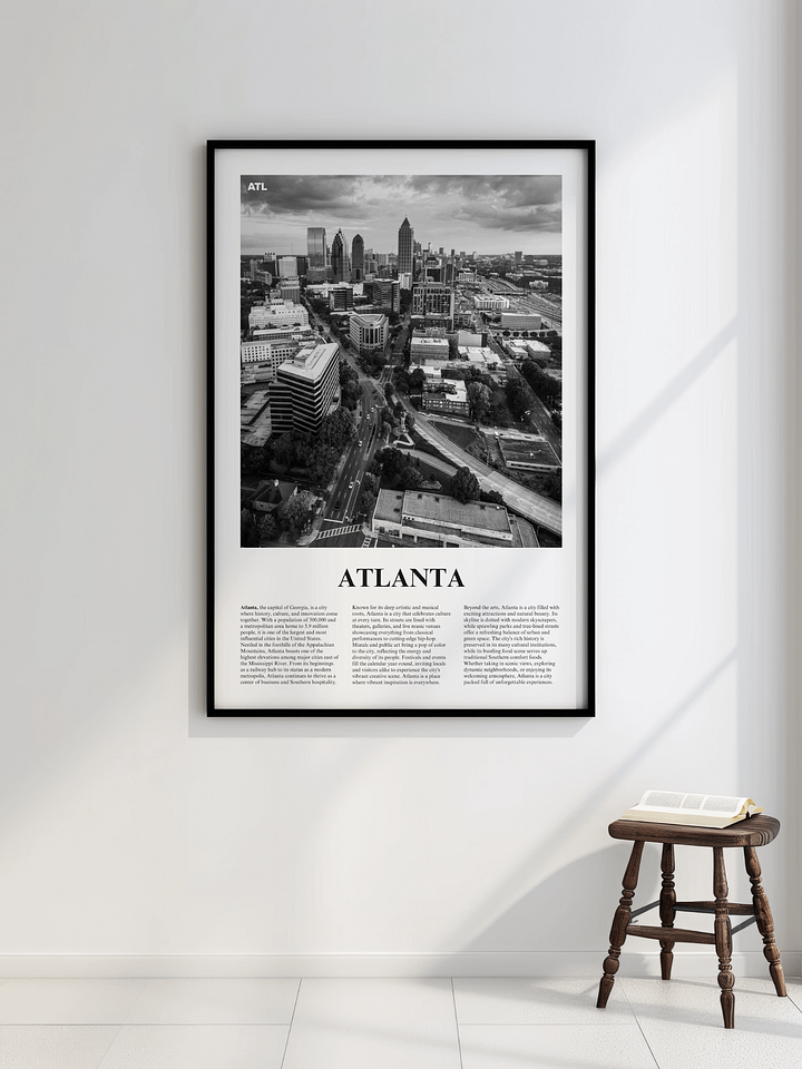 Atlanta 02 Newspaper Poster product image (2)