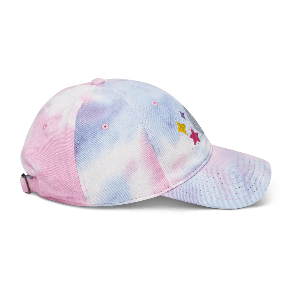 Celestial Tie Dye Dad Hat with Puff Embroidery product image (12)