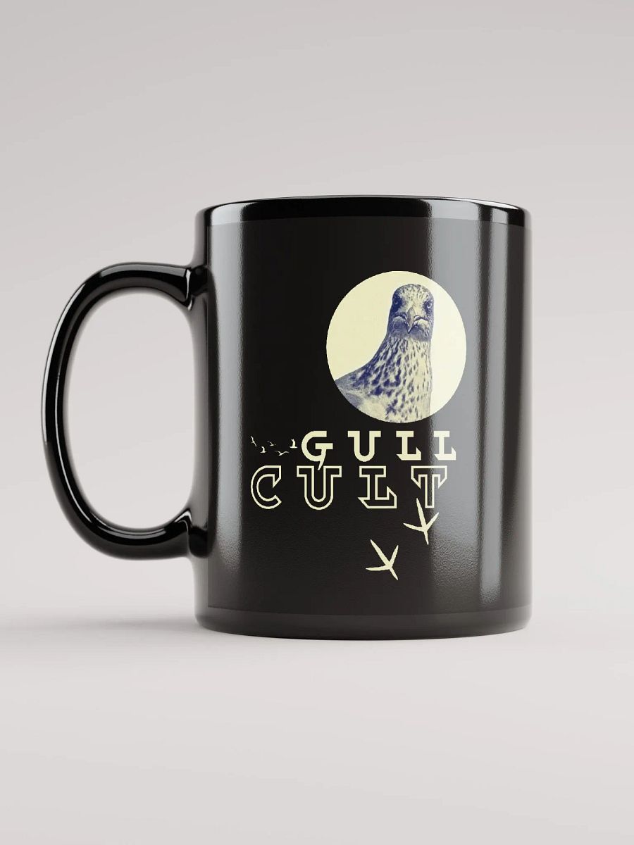 Gavin the Gull Cult Glossy Black Mug product image (12)