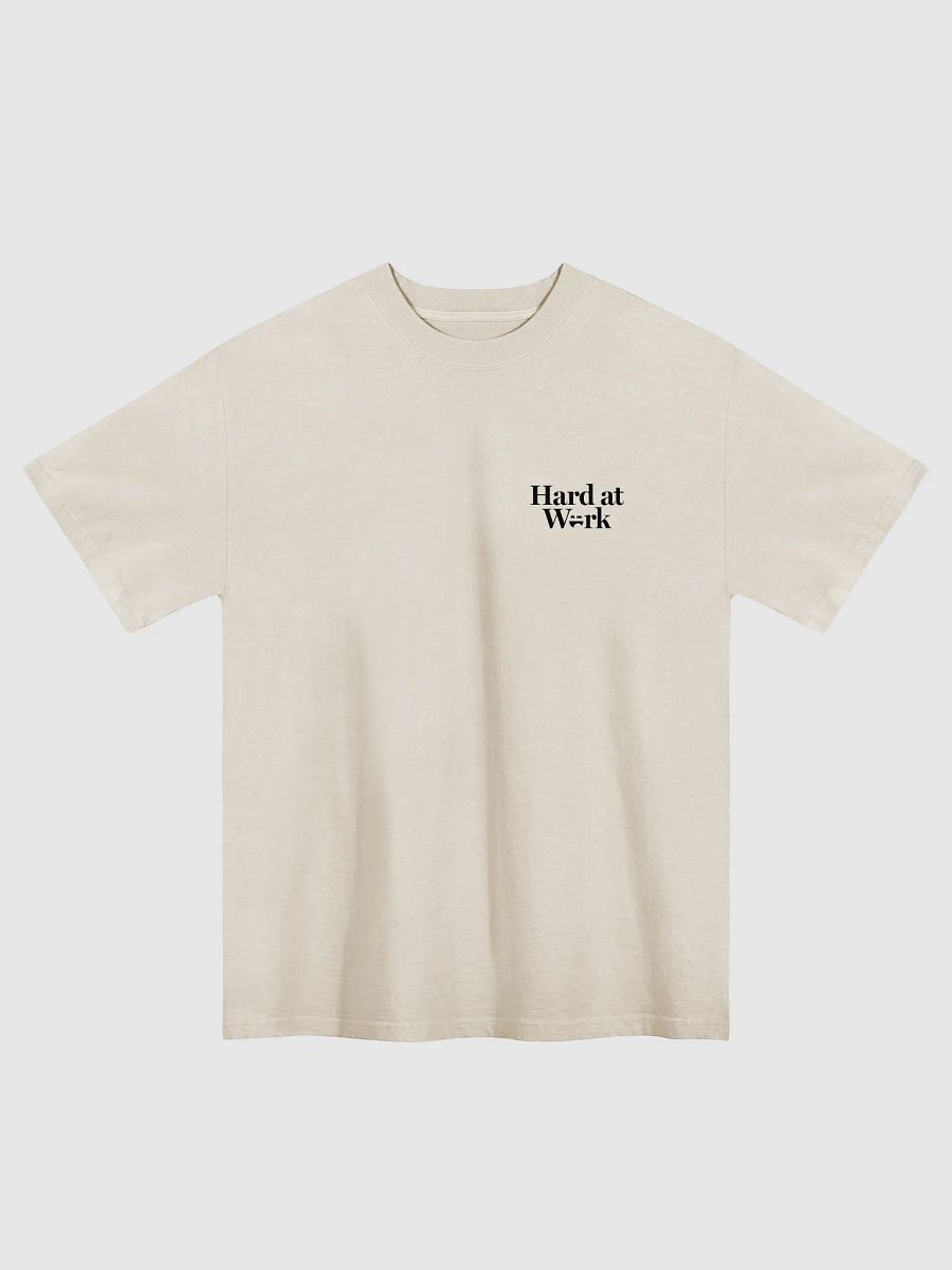 Hard at Work Oversized T-Shirt (Bone) product image (1)