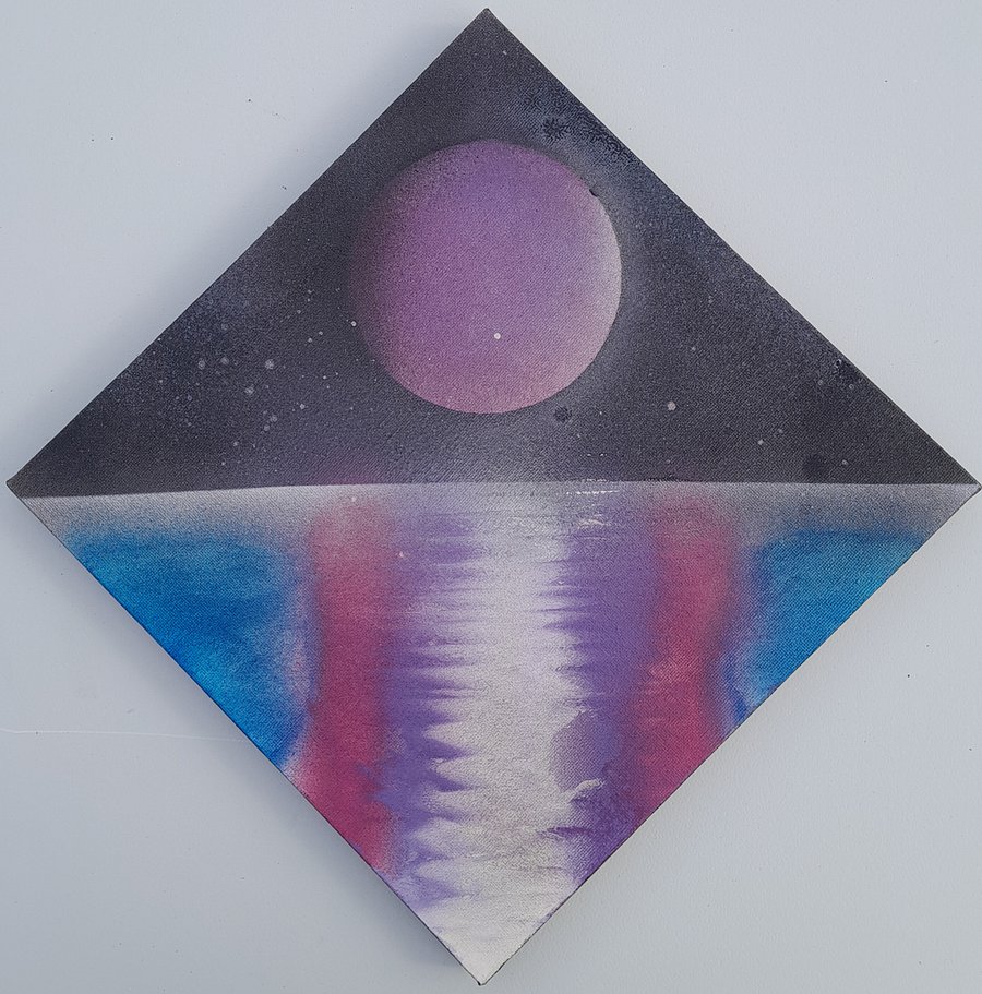 Purple & Pink Planet Ocean View product image (1)