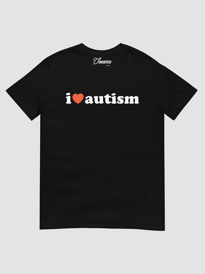 I Heart Autism Black Tee product image (1)