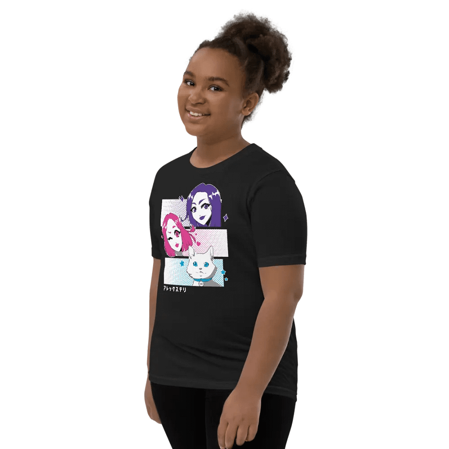 Alex y Tely Anime Youth Shirt product image (10)