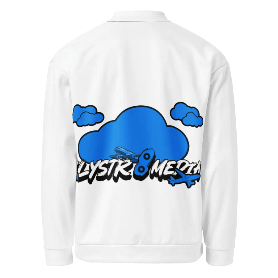Flystr8media Bomber Jacket (White) product image (4)
