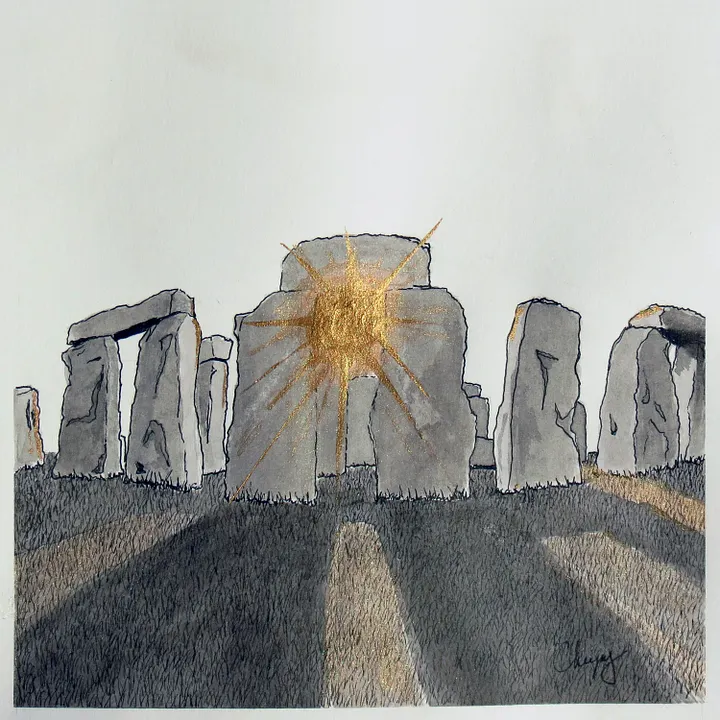 Stonehenge - Original Drawing product image (2)