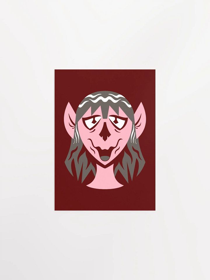 Pink Orc Girl Matte poster product image (10)