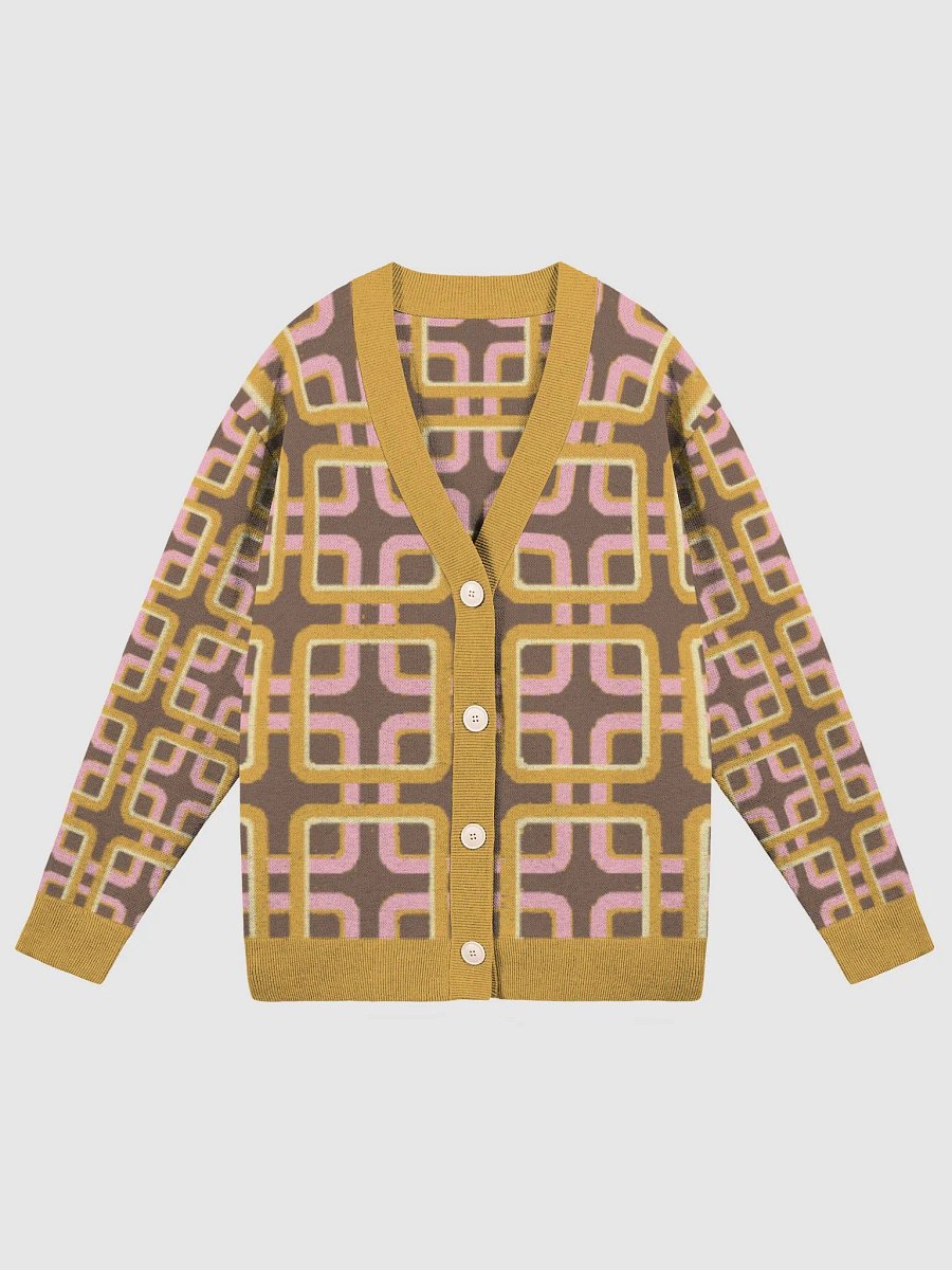 Toffee Kubrik Retro Knitted Cardigan product image (1)