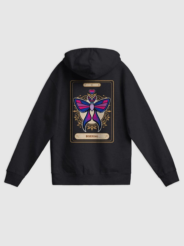 Bisexual Pride | Tarot Moth | Graphic Zip Up Hoodie | LGBTQIA+ product image (1)